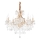 Ideal Lux - Kristallen hanglamp aan een ketting NAPOLEON 8xE14/40W/230V diameter 67 cm goud