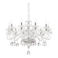 Ideal Lux - Kristallen hanglamp aan een ketting NEGRESCO 10xE14/28W/230V diameter 85 cm doorzichtig
