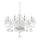 Ideal Lux - Kristallen hanglamp aan een ketting NEGRESCO 10xE14/28W/230V diameter 85 cm doorzichtig