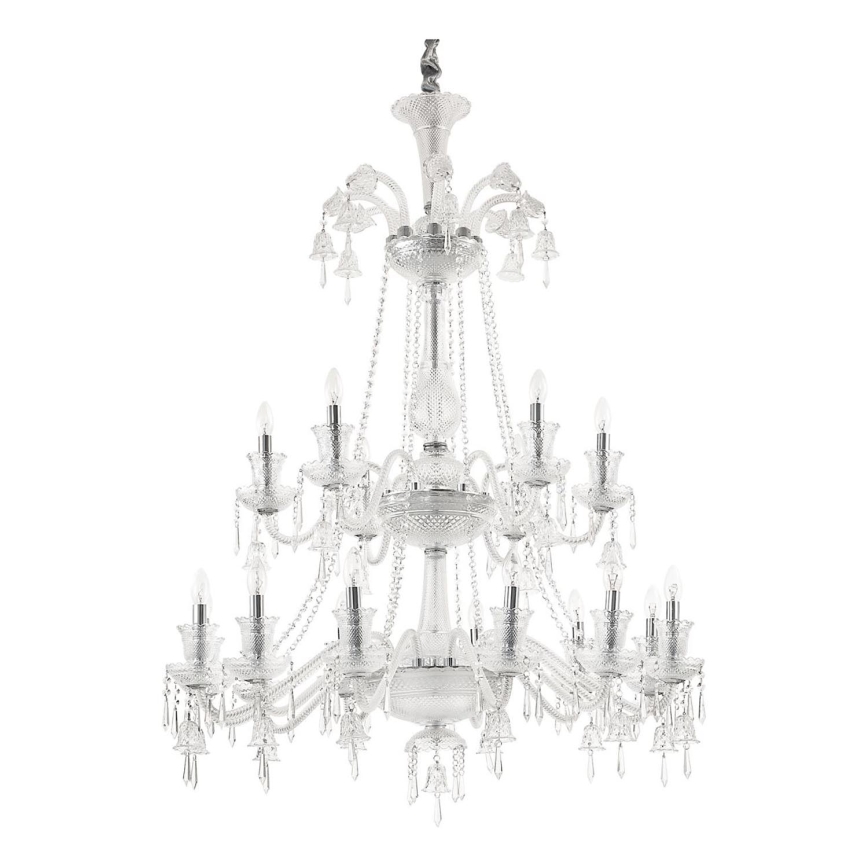 Ideal Lux - Kristallen hanglamp aan een ketting REDENTORE 18xE14/40W/230V diameter 102 cm doorzichtig