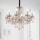 Ideal Lux - Kristallen hanglamp aan een ketting ROSE 8xE14/40W/230V diameter 78 cm beige