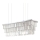 Ideal Lux - Kristallen hanglamp aan een koord MARTINEZ 8xE14/40W/230V glanzend chroom