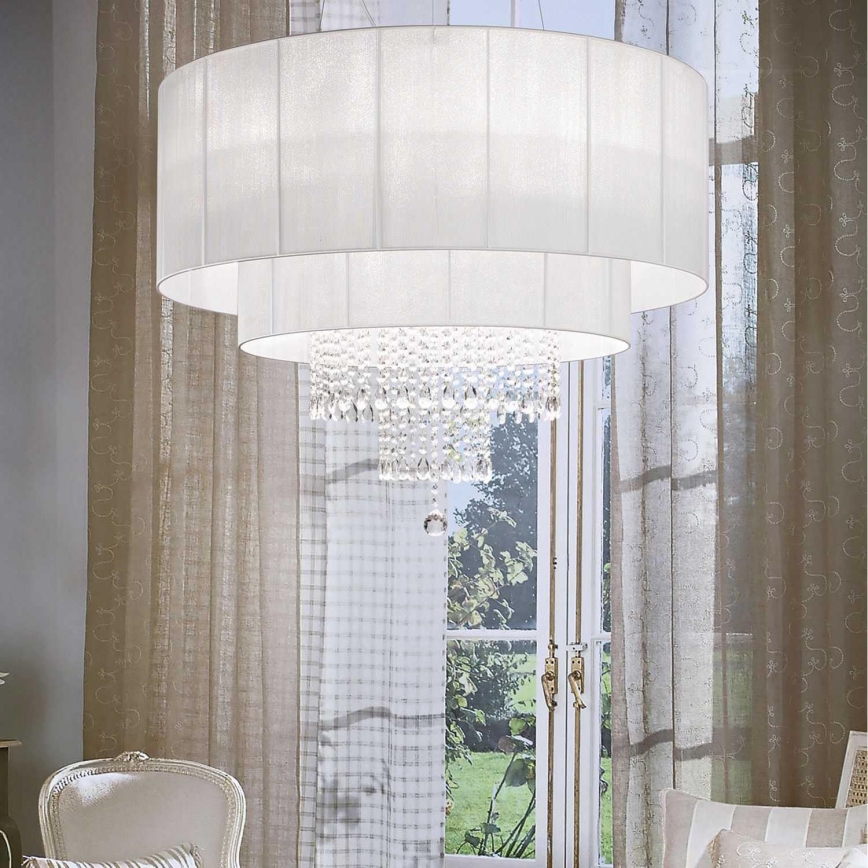 Ideal Lux - Kristallen hanglamp aan een koord OPERA 10xE27/60W/230V diameter 90 cm wit