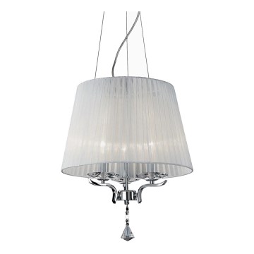 Ideal Lux - Kristallen hanglamp aan een koord PEGASO 3xE14/28W/230V diameter 40 cm glanzend chroom