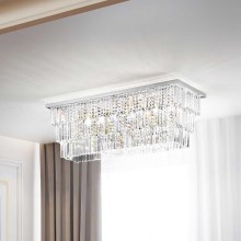 Ideal Lux - Kristallen plafondlamp MARTINEZ 8 × E14 / 40W / 230V