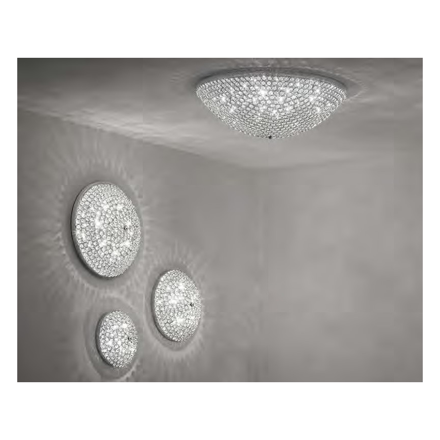 Ideal Lux - Kristallen plafondlamp ORION 12x G9 / 40W / 230V