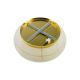 Ideal Lux - Kristallen plafondlamp PASHA 6xE14/40W/230V diameter 40 cm goud