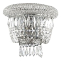 Ideal Lux - Kristallen wandlamp DUBAI 2xE14/28W/230V glanzend chroom