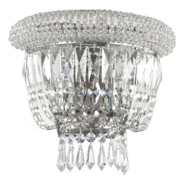 Ideal Lux - Kristallen wandlamp DUBAI 2xE14/28W/230V glanzend chroom