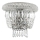 Ideal Lux - Kristallen wandlamp DUBAI 2xE14/28W/230V glanzend chroom