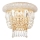 Ideal Lux - Kristallen wandlamp DUBAI 2xE14/28W/230V goud