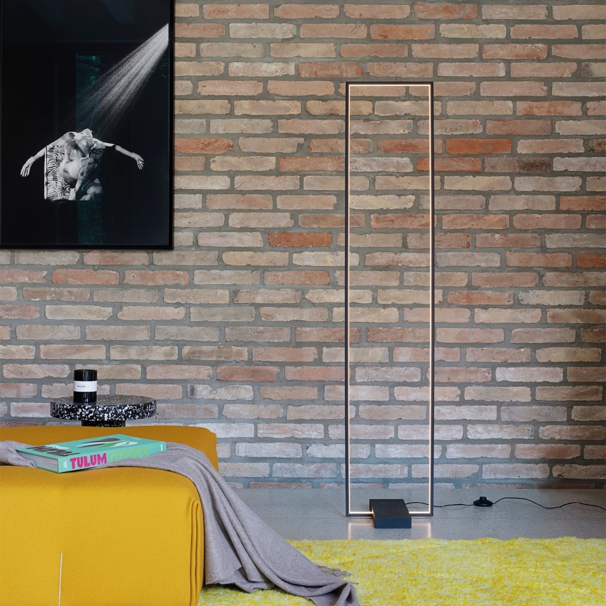 Ideal Lux - Lampadaire FRAME LED/30W/230V noir