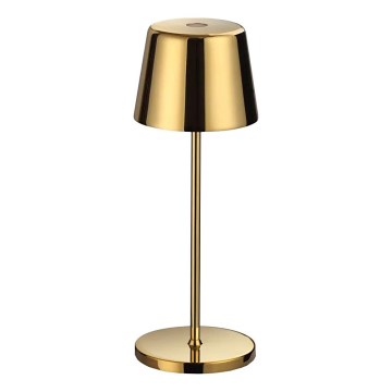 Ideal Lux - Lampe de table d'extérieur tactile à intensité variable CUTE LED/2,5W/3,7V USB 2200-2700K 3000 mAh IP65 doré
