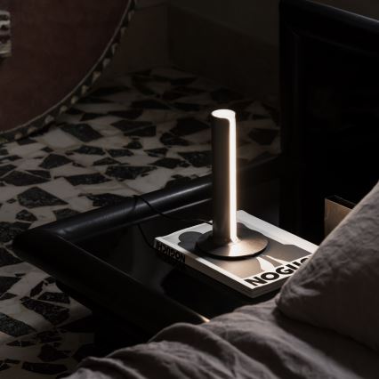 Ideal Lux - Lampe de table LED à intensité variable DORICA LED/8W/230V IRC 90 noire