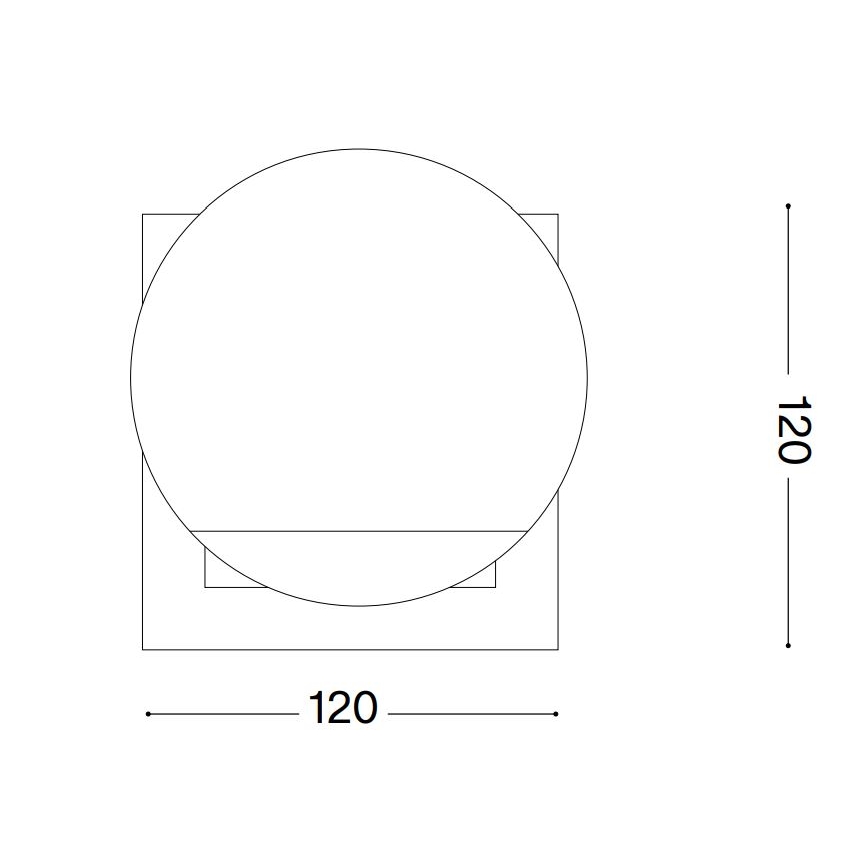 Ideal Lux - Lampe de table LED ANGOLO 1xG9/3W/230V noir