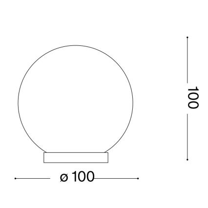 Ideal Lux - Lampe de table LED MAPA 1xG9/3W/230V d. 10 cm blanc