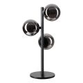 Ideal Lux - Lampe de table LED PERLAGE 3xG9/3W/230V noir/noir fumé