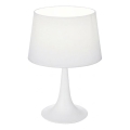 Ideal Lux - Lampe de table LONDON 1xE27/60W/230V blanche