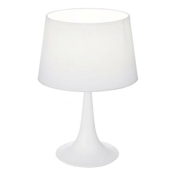 Ideal Lux - Lampe de table LONDON 1xE27/60W/230V blanche