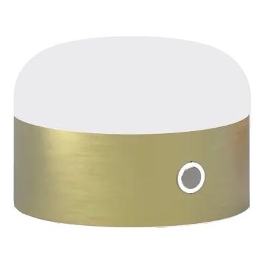 Ideal Lux - Lampe de table tactile à intensité variable MIGNON LED/5W/5V 1500 mAh d. 10 cm CRI 90 laiton