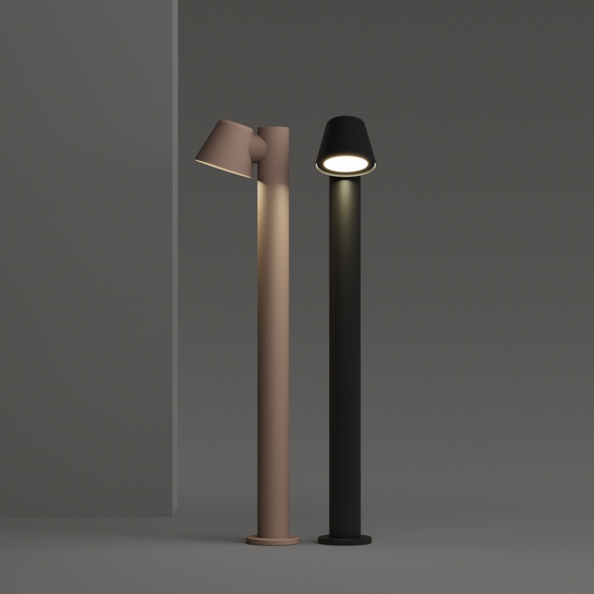 Ideal Lux - Lampe d'extérieur GAS 1 x GU10/35 W/230 V 80 cm IP43 marron