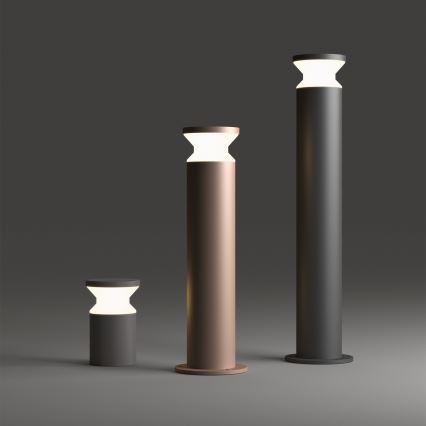 Ideal Lux - Lampe d'extérieur TORRE 1xE27/15W/230V 22 cm IP65 anthracite