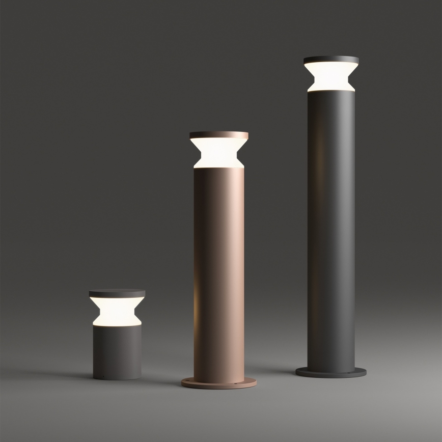 Ideal Lux - Lampe d'extérieur TORRE 1xE27/15W/230V 22 cm IP65 anthracite