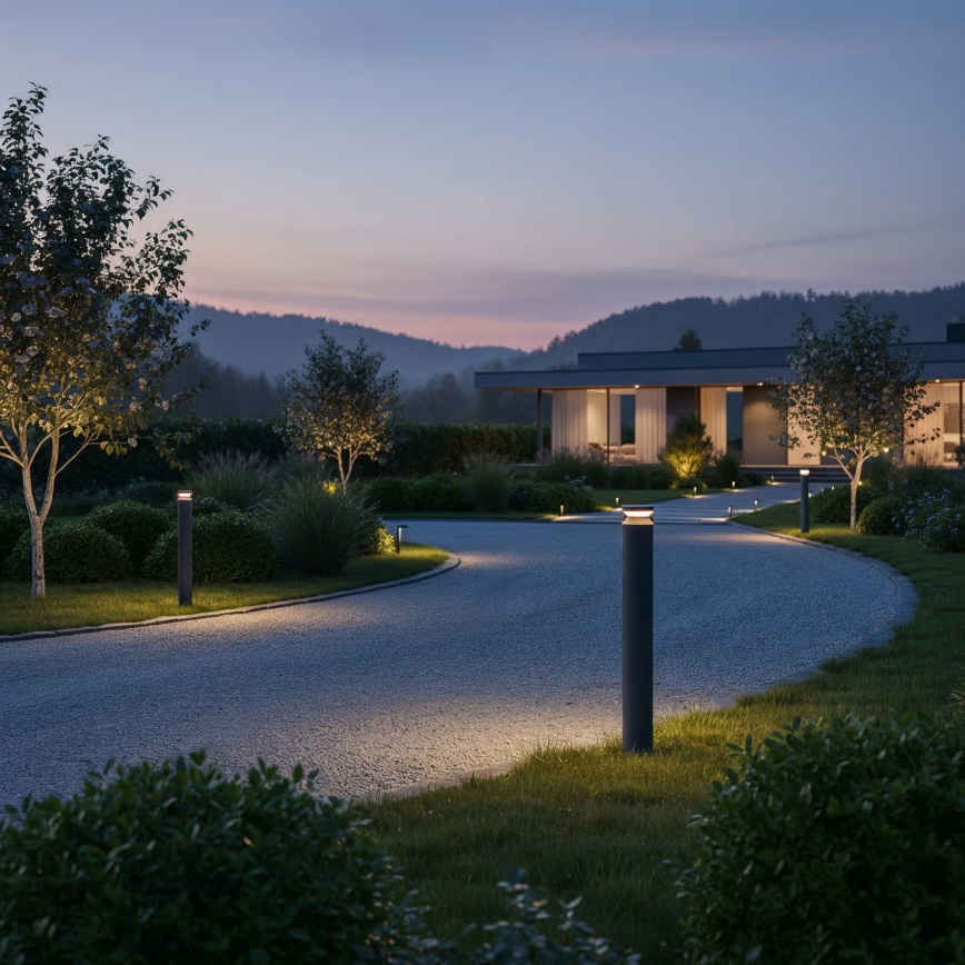 Ideal Lux - Lampe extérieure BOEING LED/14W/230V 100 cm CRI 90 IP65 anthracite