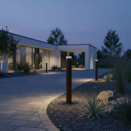 Ideal Lux - Lampe extérieure BOEING LED/14W/230V 100 cm CRI 90 IP65 marron