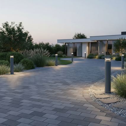 Ideal Lux - Lampe extérieure BOEING LED/14W/230V d. 70 cm CRI 90 IP65 anthracite