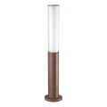Ideal Lux - Lampe LED d'extérieur ETERE LED/9,5 W/230 V 3000 K 60 cm IRC 90 IP44 marron
