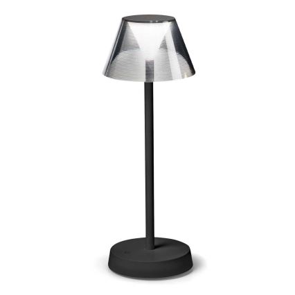 Ideal Lux - Lampe tactile LED dimmable LOLITA LED/2,8W/5V 2200 mAh IP54 noire
