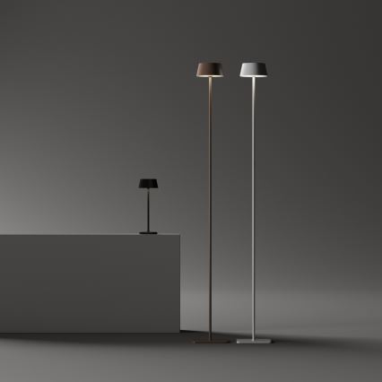 Ideal Lux - Lampe extérieure tactile dimmable PURE LED/1,5W/3,7V 2200 mAh IRC 90 IP54 marron