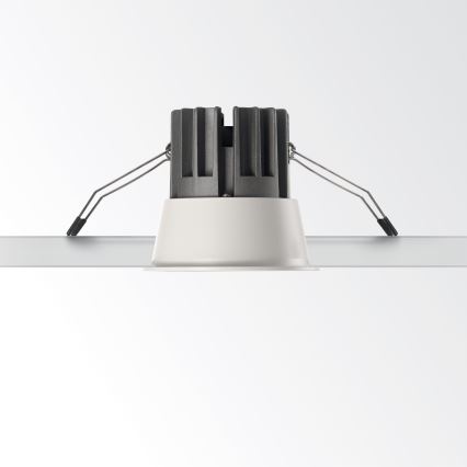 Ideal Lux - LED-inbouwarmatuur voor badkamer GAME TRIM LED/11W/230V 3000K CRI 90 Ø 8,5 cm IP65 wit