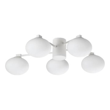 Ideal Lux - LED Bevestigde Hanglamp HERMES 5xG9/3W/230V diameter 60 cm wit