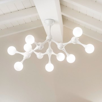 Ideal Lux - LED Bevestigde Hanglamp NODINO 9xG9/3W/230V wit