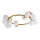 Ideal Lux - LED Bevestigde Hanglamp PERLAGE 10xG9/3W/230V diameter 70 cm goud/wit