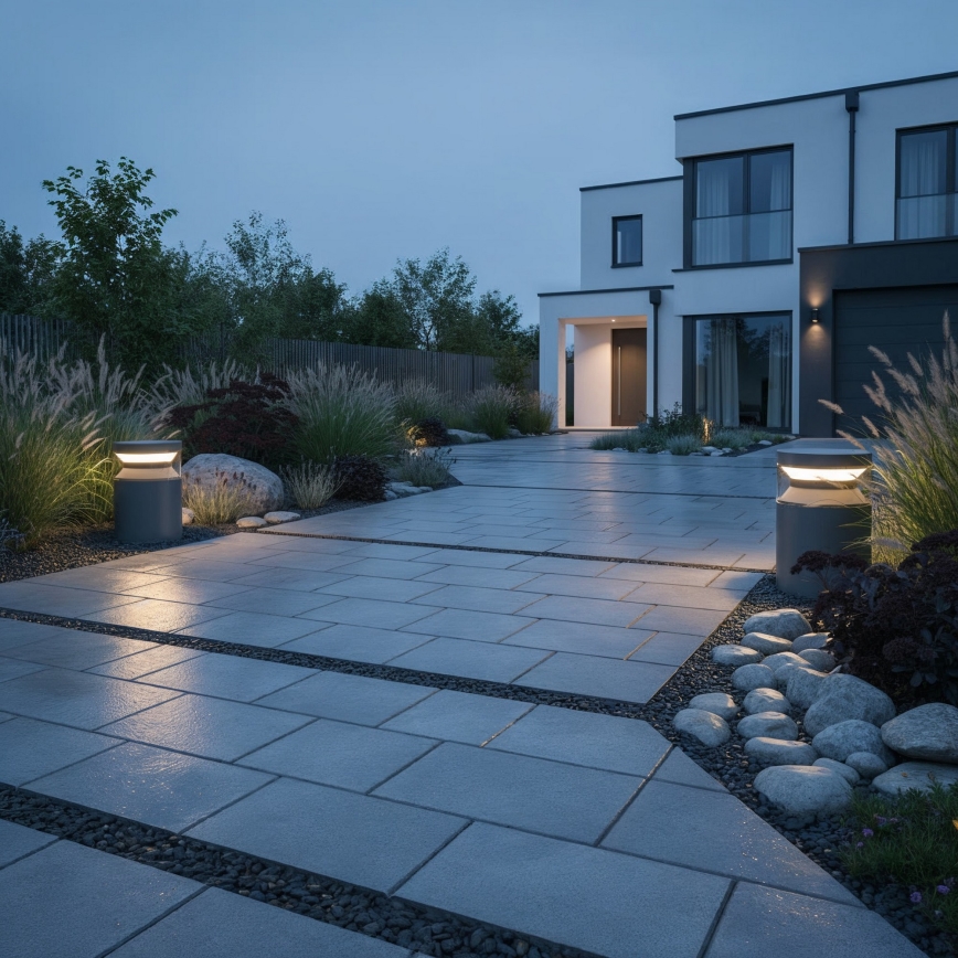 Ideal Lux - LED Buitenlamp BOEING LED/14W/230V 15 cm CRI 90 IP65 antraciet