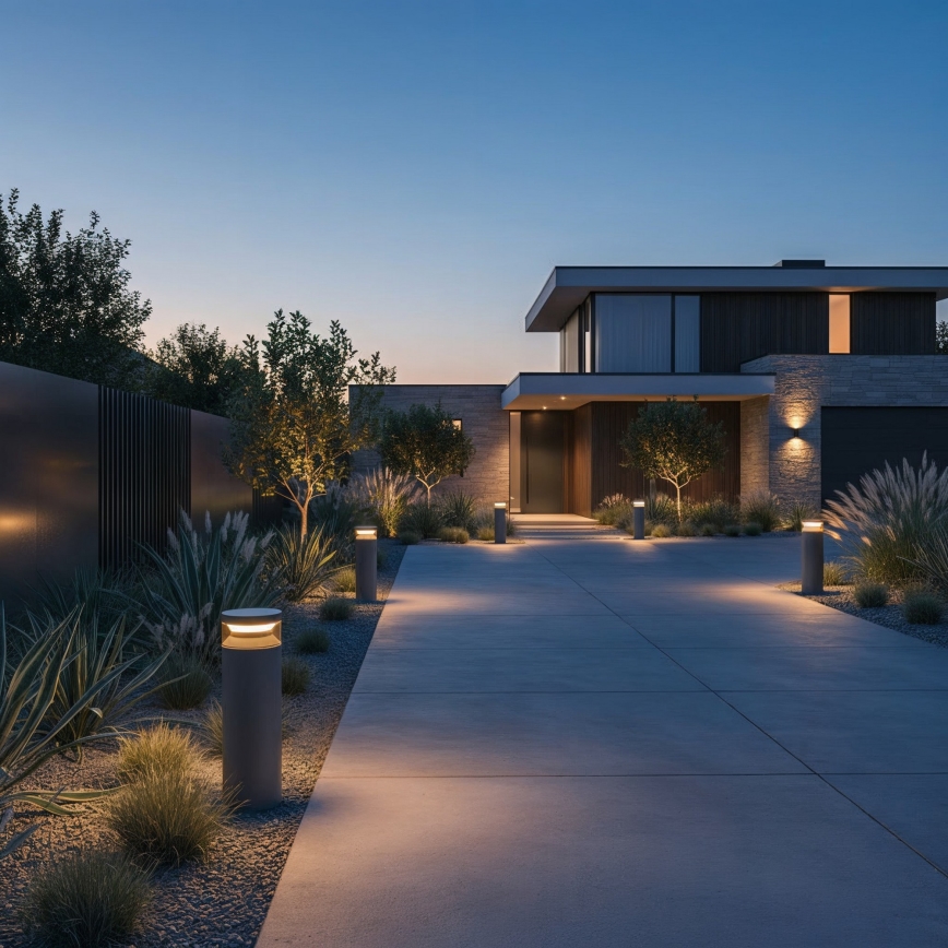 Ideal Lux - LED Buitenlamp BOEING LED/14W/230V 40 cm CRI 90 IP65 antraciet