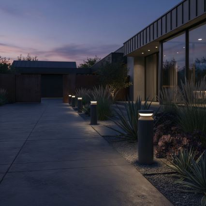 Ideal Lux - LED Buitenlamp BOEING LED/14W/230V 40 cm CRI 90 IP65 zwart