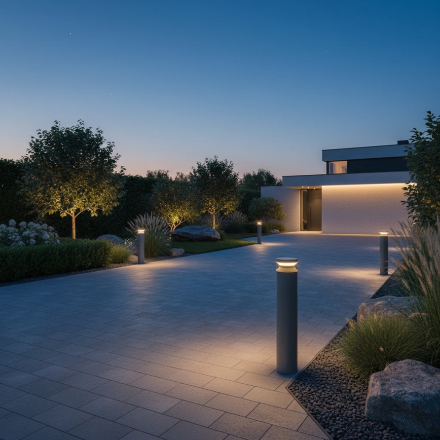 Ideal Lux - LED Buitenlamp BOEING LED/14W/230V diameter 70 cm CRI 90 IP65 antraciet