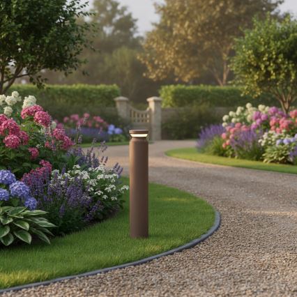 Ideal Lux - LED Buitenlamp BOEING LED/14W/230V diameter 70 cm CRI 90 IP65 bruin