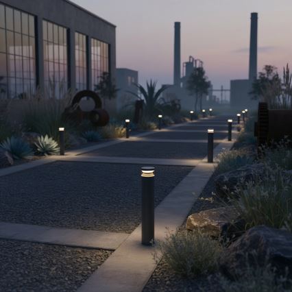 Ideal Lux - LED Buitenlamp BOEING LED/14W/230V diameter 70 cm CRI 90 IP65 zwart