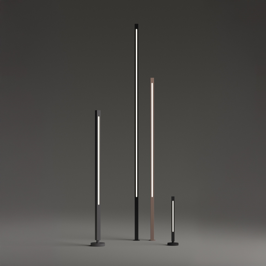 Ideal Lux - LED buitenlamp JEDI LED/25W/230V 160 cm CRI 90 IP65 bruin