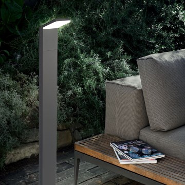 Ideal Lux - LED Buitenlamp STYLE LED/8,5W/230V 4000K 100 cm CRI 90 IP54 antraciet
