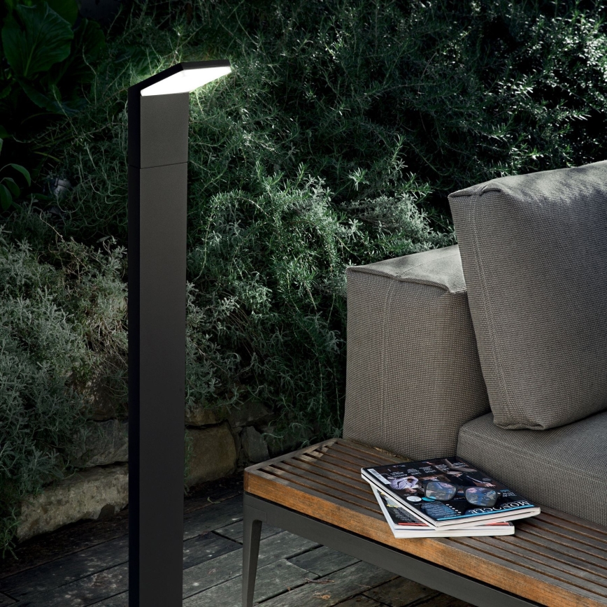 Ideal Lux- LED Buitenlamp STYLE LED/8,5W/230V 4000K 100 cm CRI 90 IP54 zwart