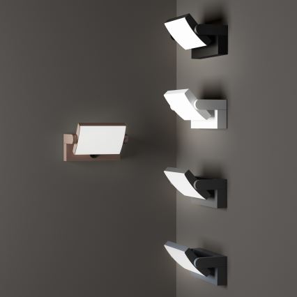Ideal Lux - LED buitenwandlamp met sensor SWIPE LED/21W/230V CRI 90 IP54 grijs