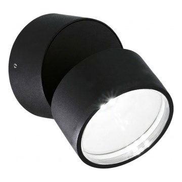 Ideal Lux - LED buitenwandlamp OMEGA LED/7W/230V CRI 90 IP54 zwart