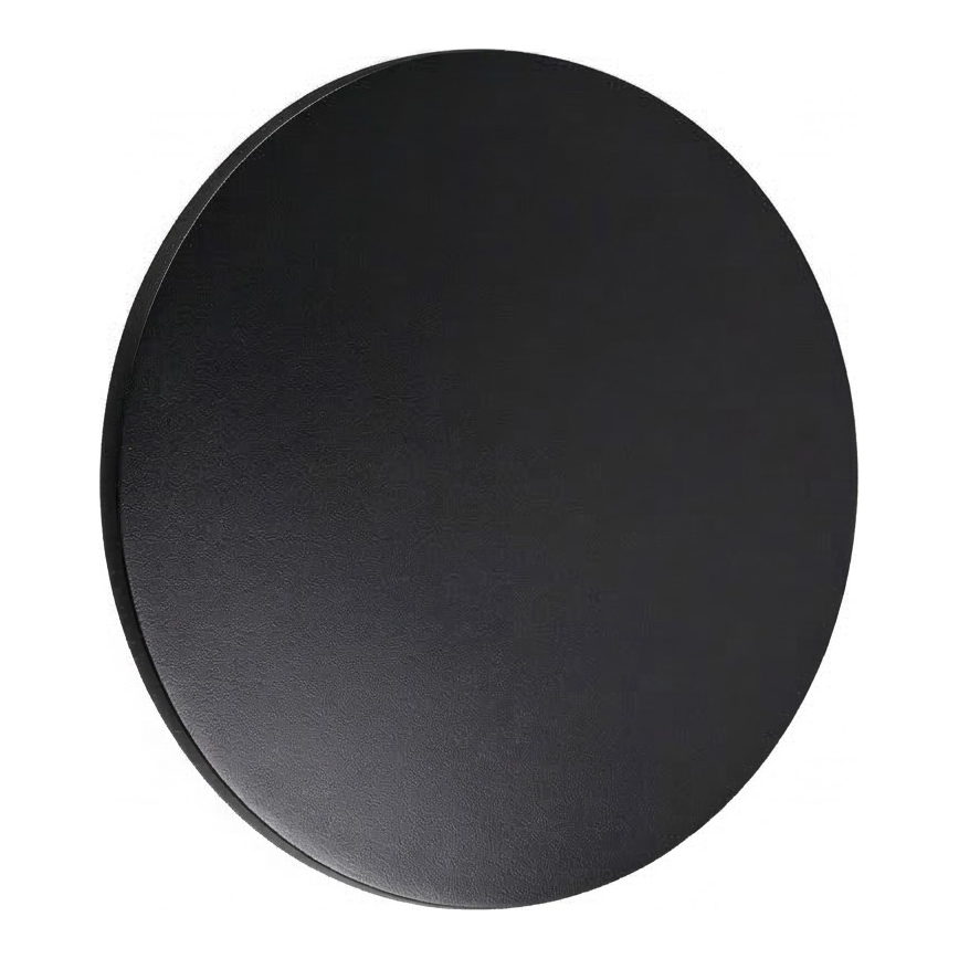 Ideal Lux - LED buitenwandlamp PUNTO LED/16W/230V CRI 90 Ø 30 cm IP54 zwart