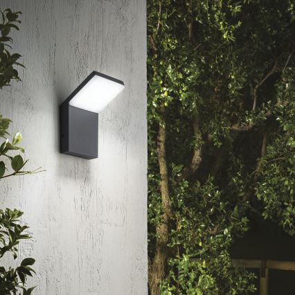 Ideal Lux - LED buitenmuurlamp STYLE LED/8,5W/230V 3000K CRI 90 IP54 zwart